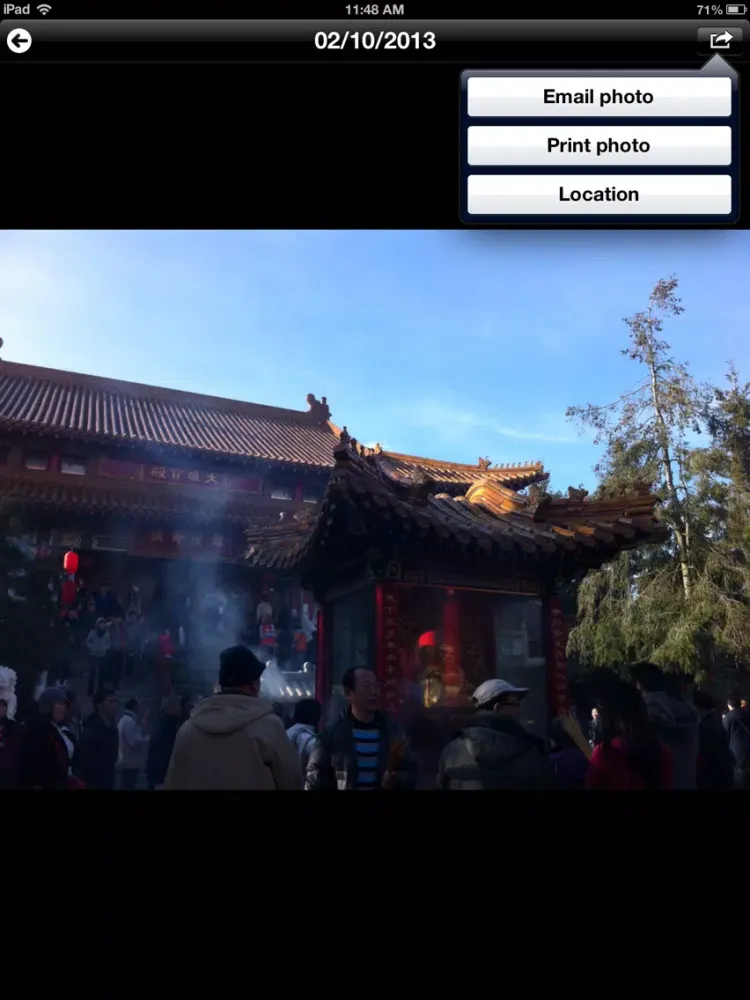 Capturas de tela do Timeless Photo Album iPad 