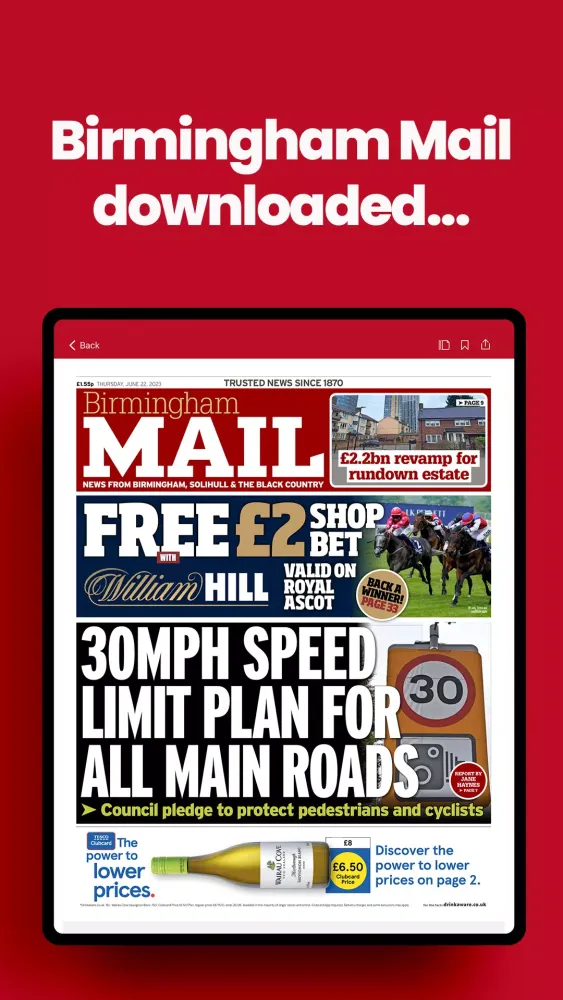 Birmingham Mail Newspaper स्क्रीनशॉट