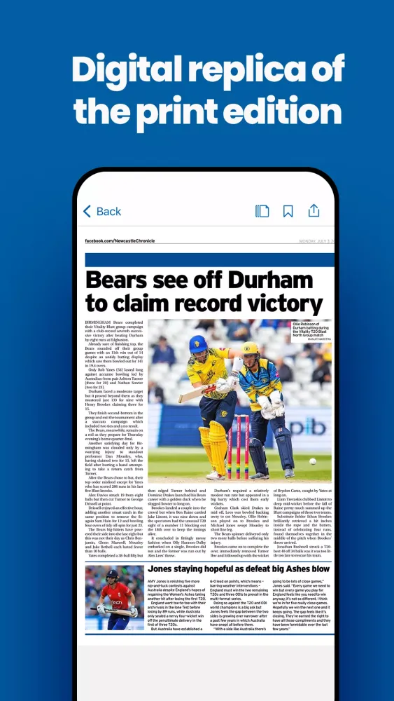 The Chronicle Newspaper Screenshots