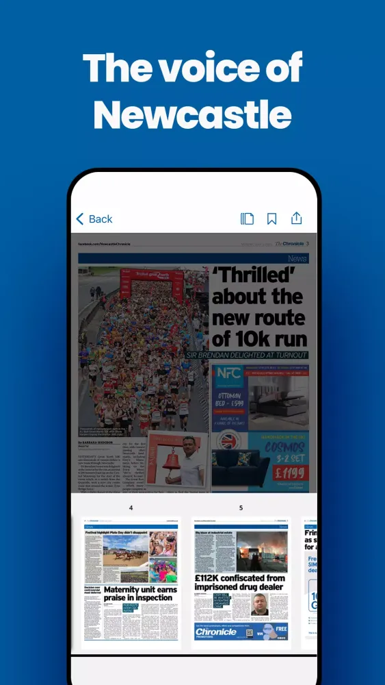 The Chronicle Newspaper Screenshots