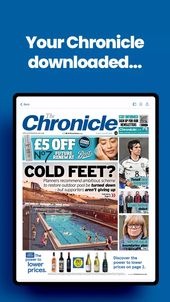 The Chronicle Newspaper Screenshots