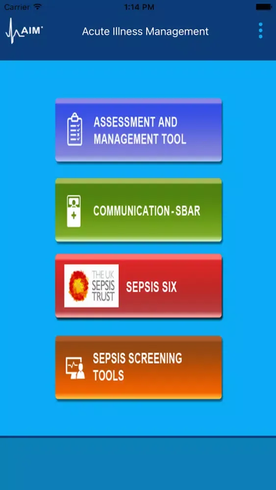 Capturas de pantalla de AIM - Acute Illness Management