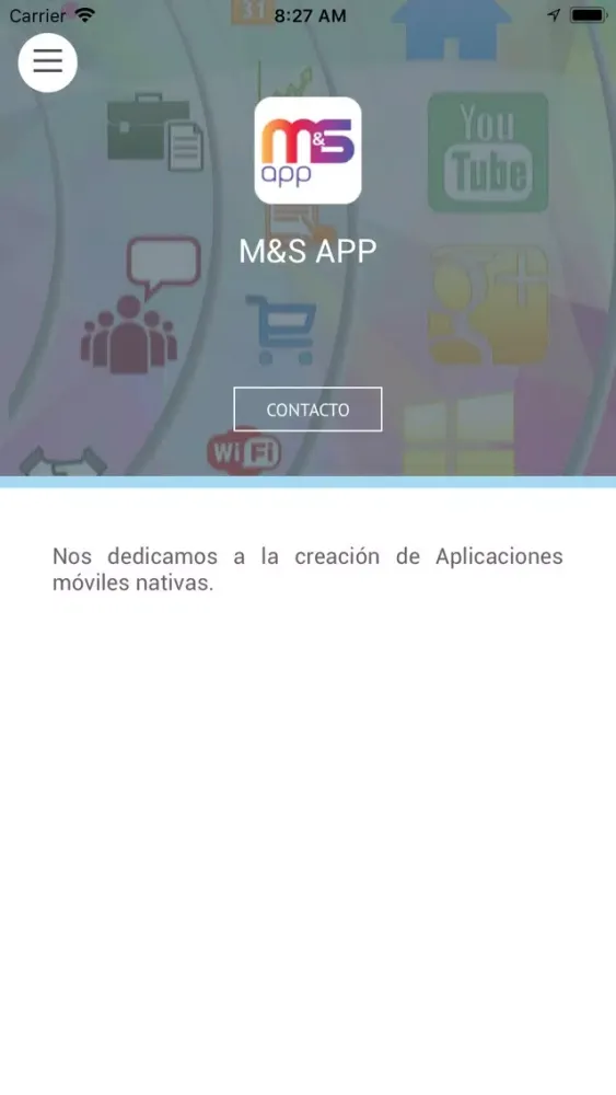 Tangkapan layar M&S APP