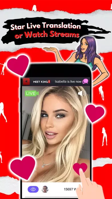Capturas de tela do Sexy Video Chat - MeetKing