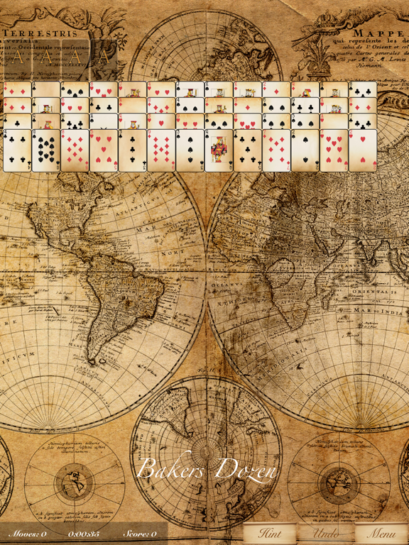The Baker's Dozen Solitaire iPad  স্ক্রিনশট