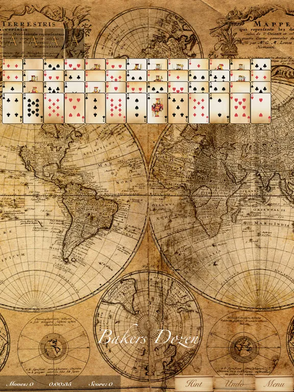 The Baker's Dozen Solitaire iPad  스크린샷