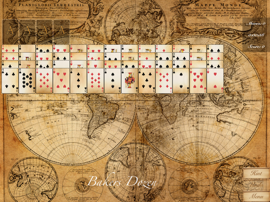 The Baker's Dozen Solitaire iPad  স্ক্রিনশট