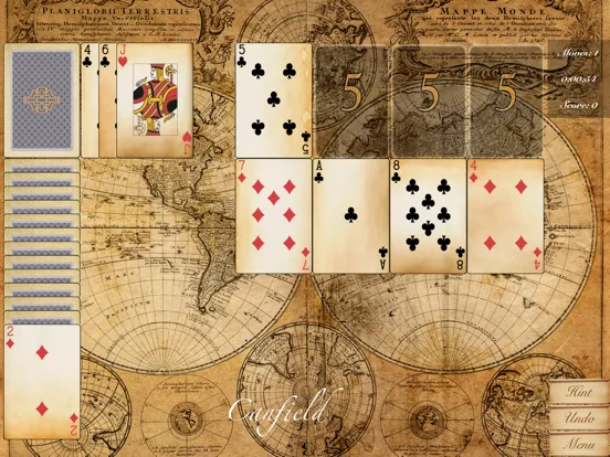 The Canfield Solitaire iPad  Ekran Görüntüleri
