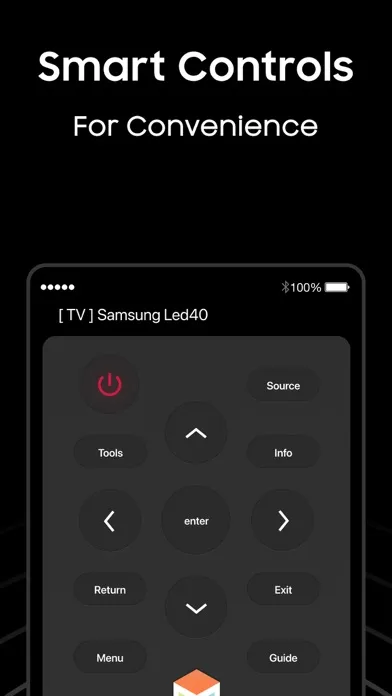 Tangkapan layar Remote for Samsung tv plus