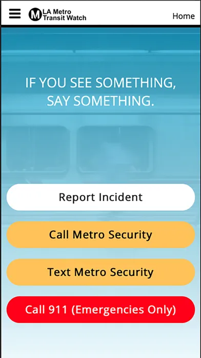 LA Metro Transit Watch Screenshots