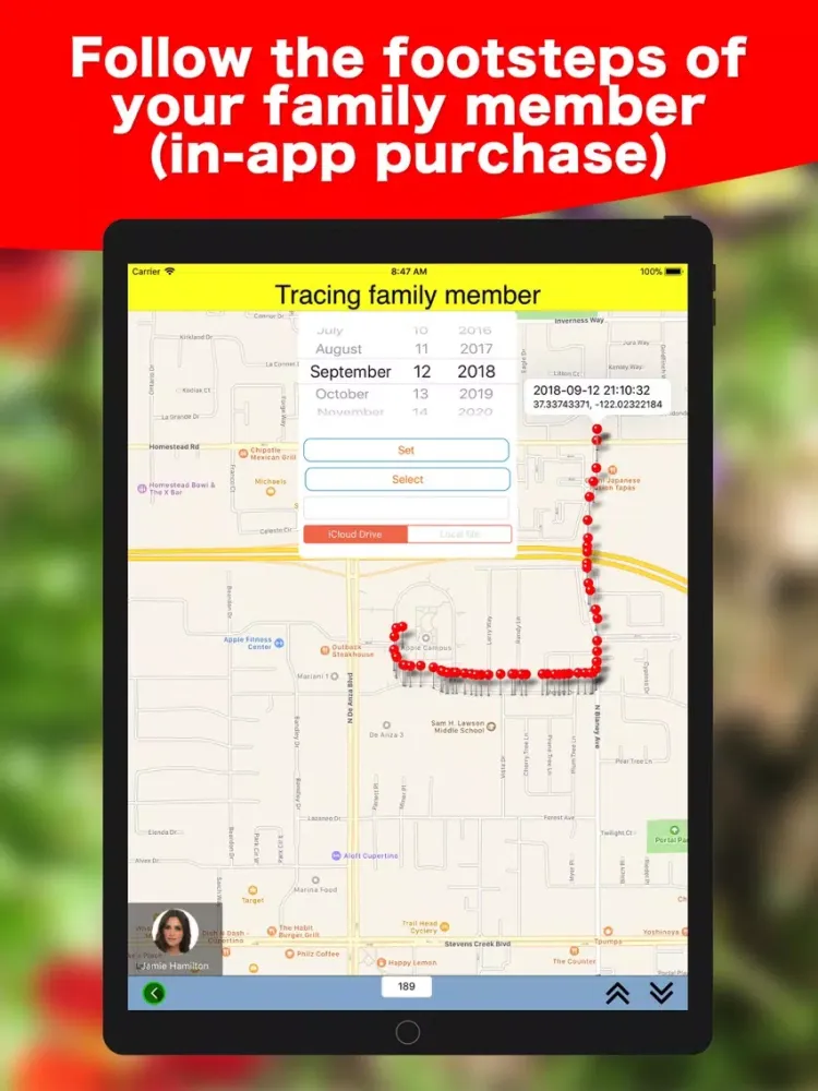 Capturas de tela do Family Track Central iPad 