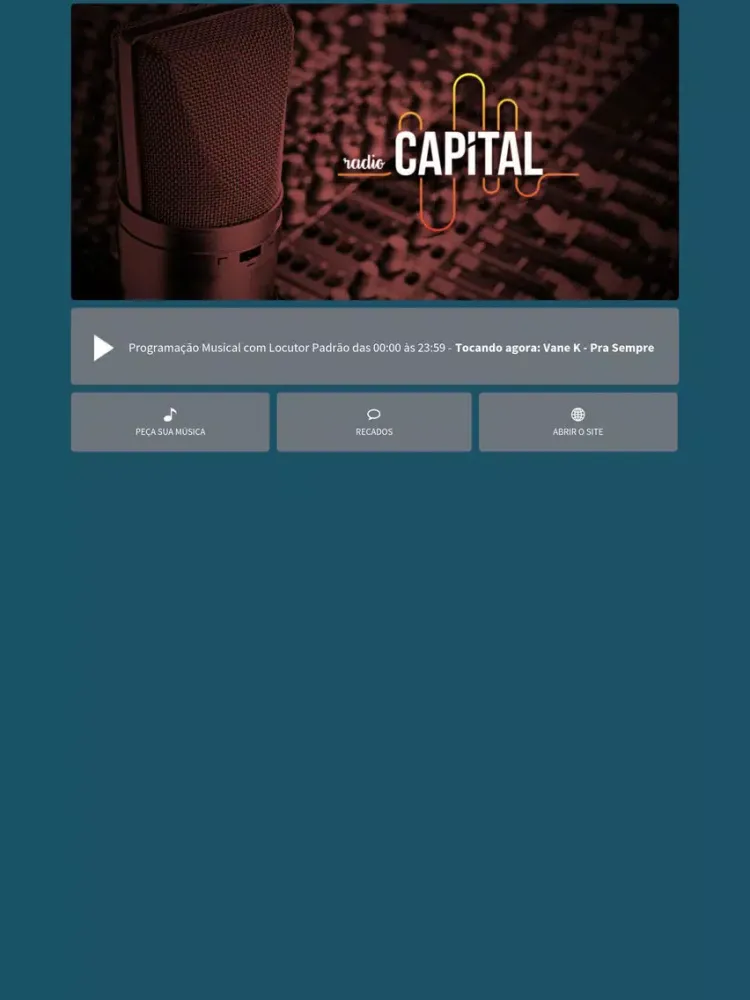 Rádio Capital Poa iPad  Screenshots