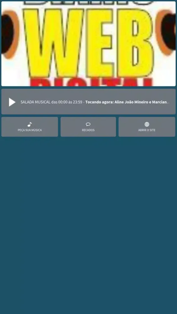 Capturas de tela do Diário FM Bragança
