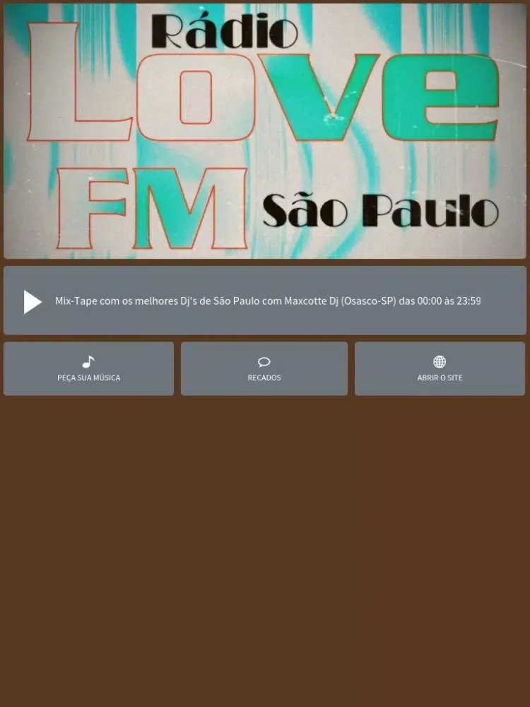 Rádio Love FM São Paulo iPad  スクリーンショット