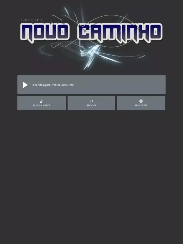 تصاویر Web Rádio Novo Caminho iPad 