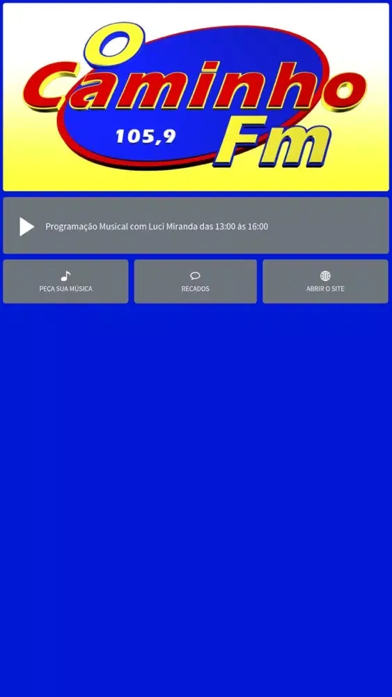 Ảnh chụp màn hình của O Caminho FM