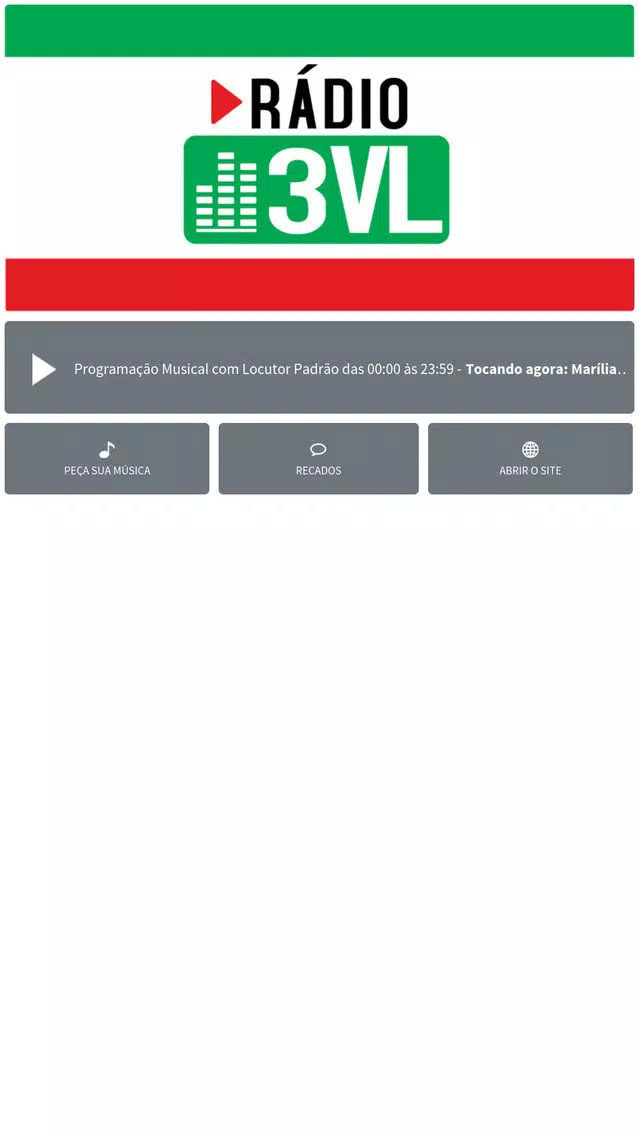 Ảnh chụp màn hình của Rádio 3VL