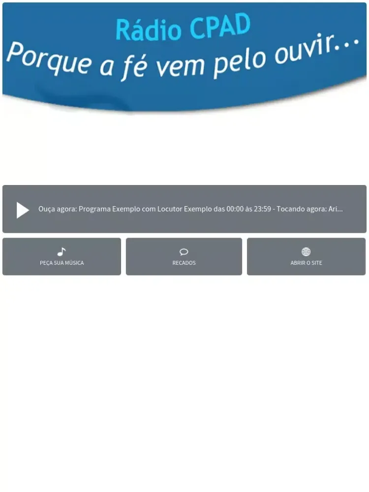 Zrzuty ekranu Rádio CPAD iPad 