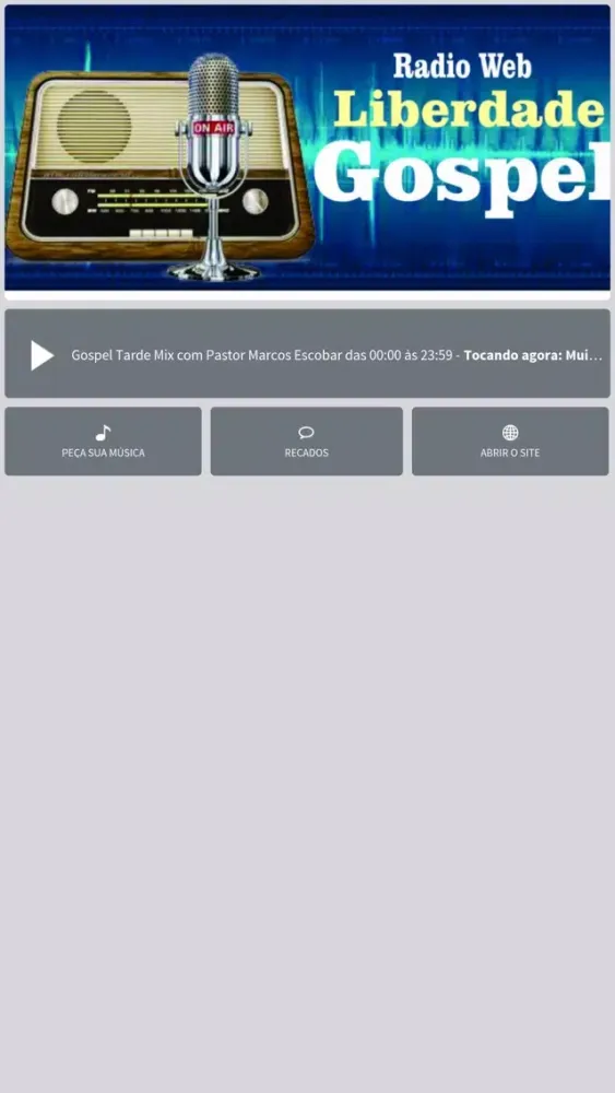 Rádio Web Liberdade Gospel Screenshots