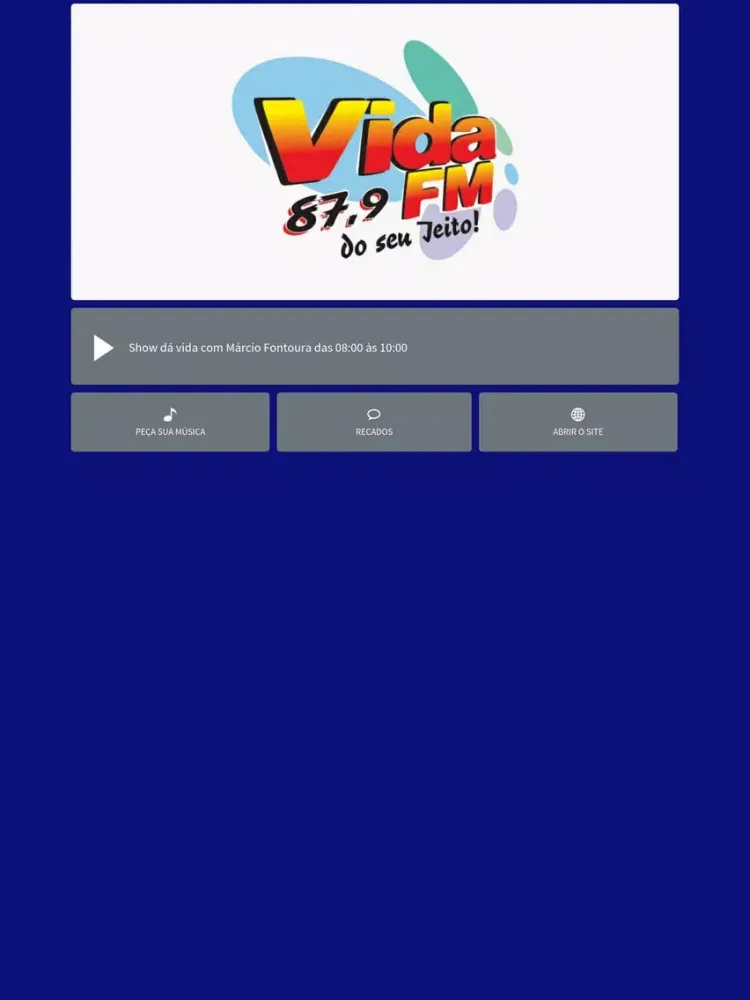 Vida FM Do Seu Jeito iPad  스크린샷