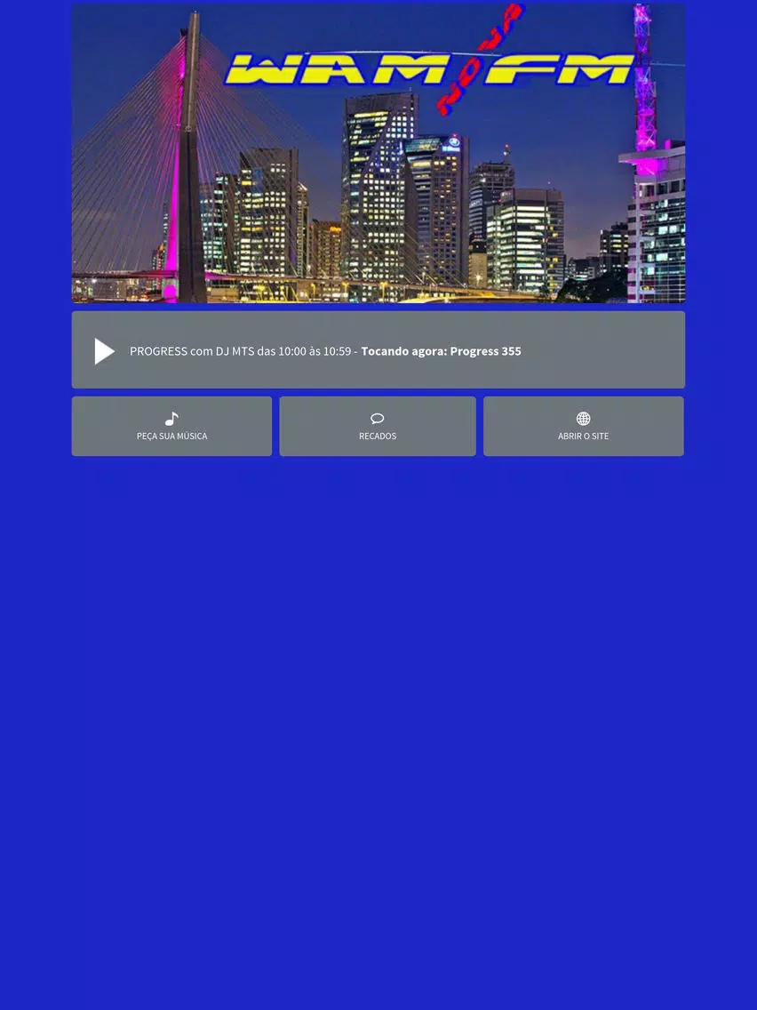 Rádio WAM FM iPad  Screenshots