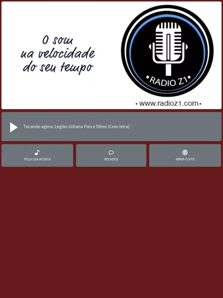 Zrzuty ekranu Web Rádio Z1 iPad 