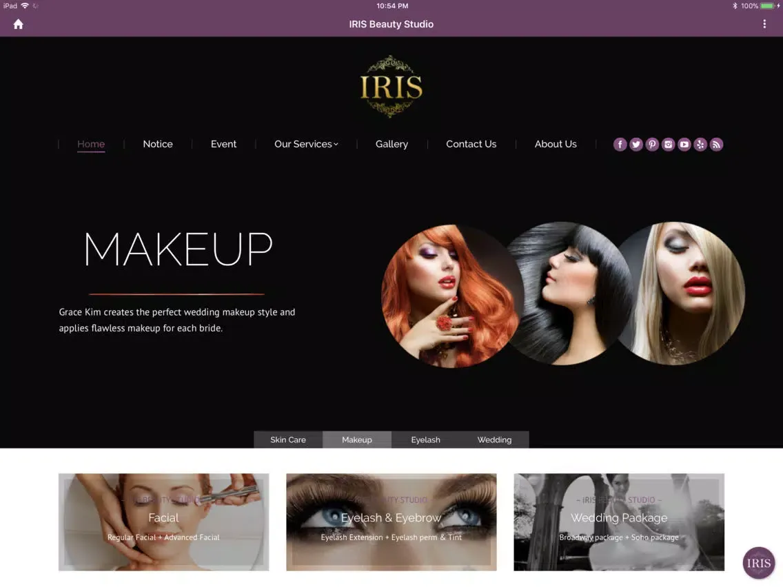 Скриншоты IRIS Beauty Studio iPad 