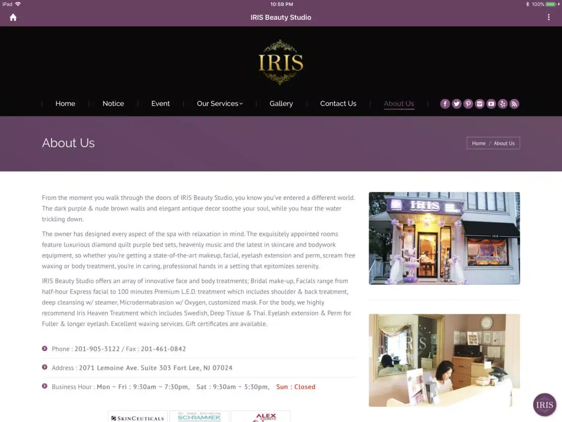 Скриншоты IRIS Beauty Studio iPad 