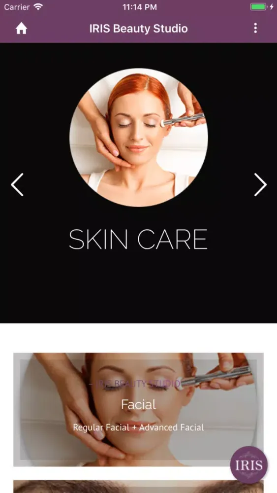 Скриншоты IRIS Beauty Studio