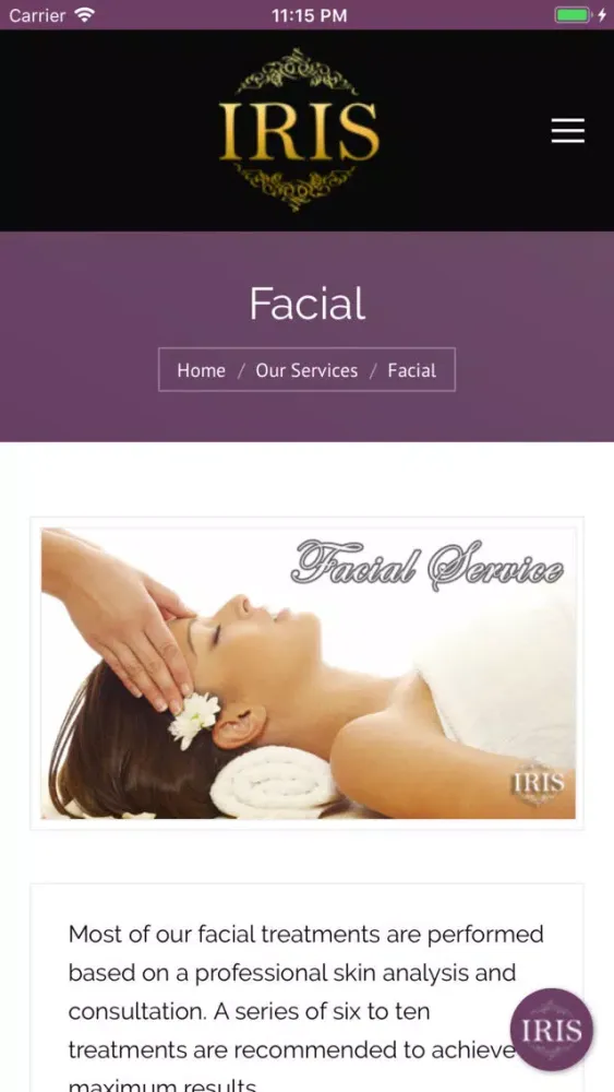 Скриншоты IRIS Beauty Studio