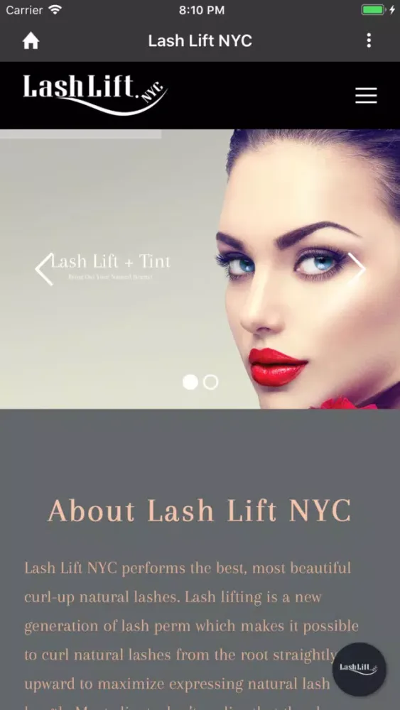 Lash Lift NYC スクリーンショット