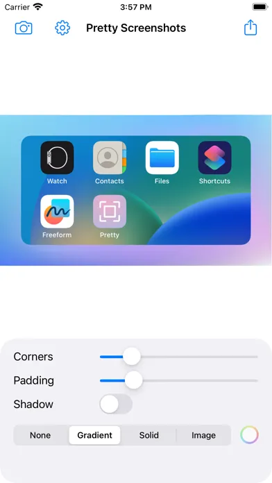 Captures d'écran de Pretty Screenshots