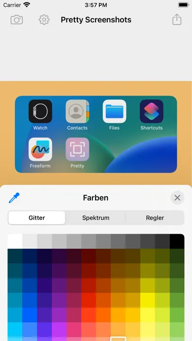 Captures d'écran de Pretty Screenshots