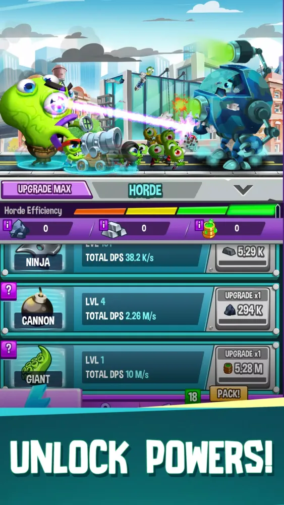 Zrzuty ekranu Idle Rush : Zombie Tsunami