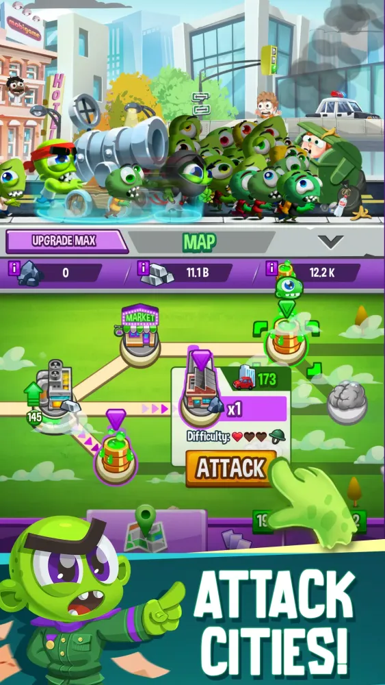 Zrzuty ekranu Idle Rush : Zombie Tsunami