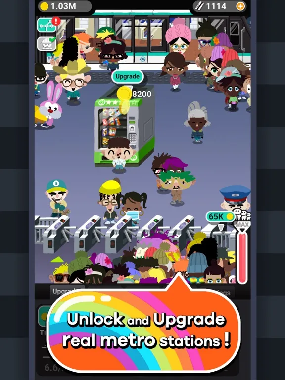 Capturas de pantalla de Metro Pocket : Idle Station iPad 