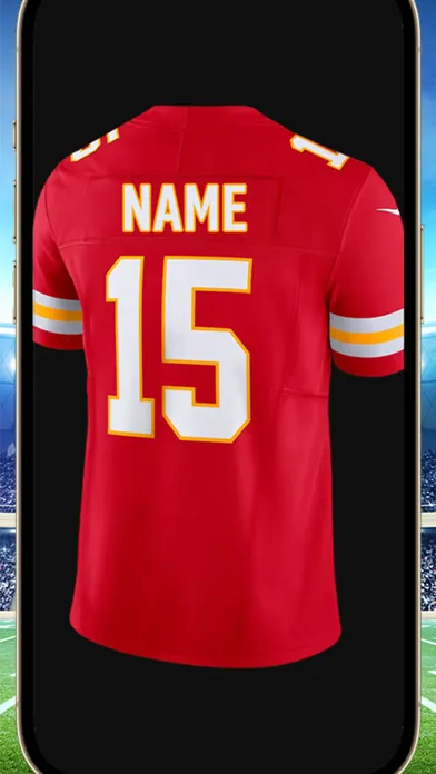 Capturas de tela do Make Your NFL Football Jersey