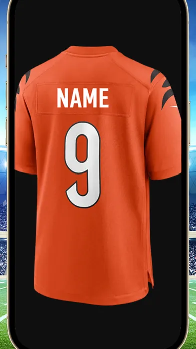 Capturas de tela do Make Your NFL Football Jersey