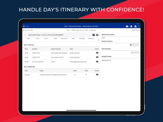 Zrzuty ekranu TTC Tour Operations Portal iPad