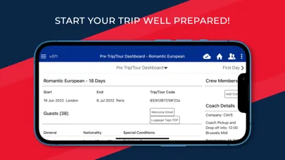 Zrzuty ekranu TTC Tour Operations Portal