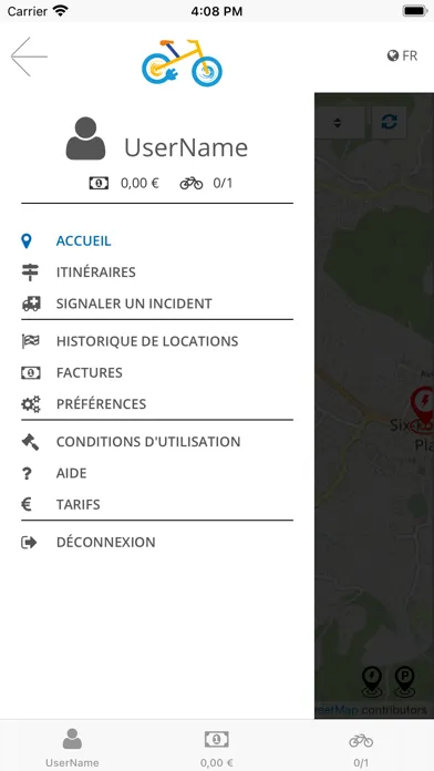 Captures d'écran de Osons le vélo à Six Fours !