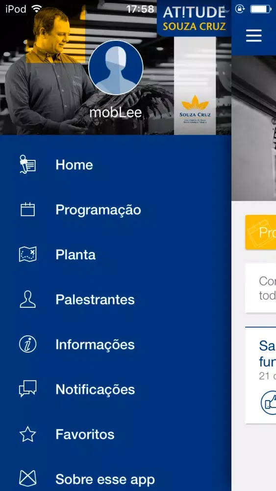 Screenshot di Convenção MKT Souza Cruz