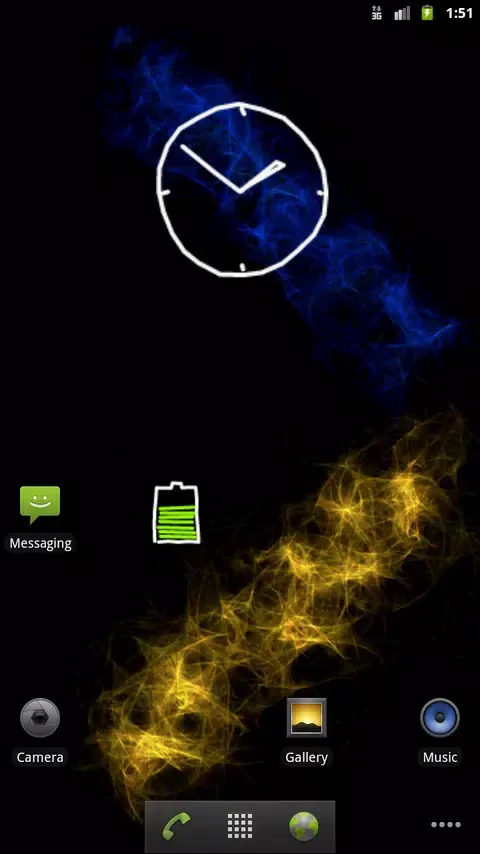 Tangkapan layar Graffiti Analog Clock LE