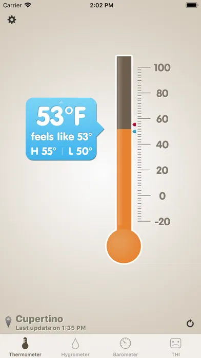 Capturas de pantalla de Thermo-hygrometer