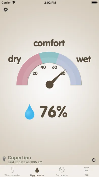 Capturas de pantalla de Thermo-hygrometer