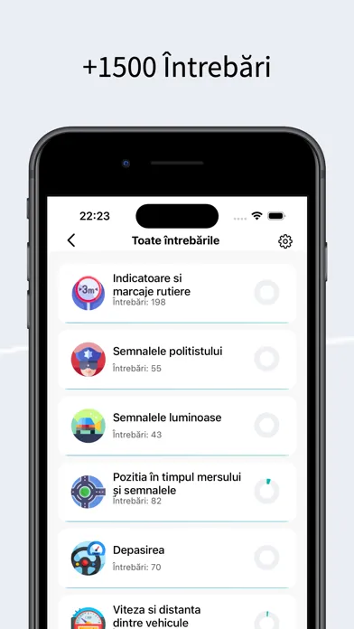 Chestionare Auto DRPCIV Test Screenshots