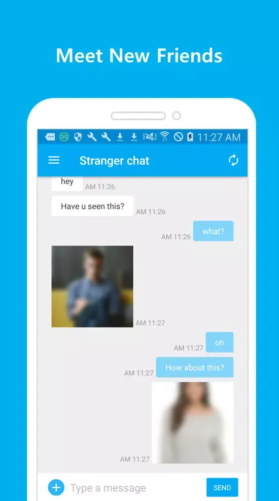 Stranger chat 스크린샷