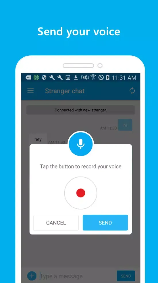 Stranger chat 스크린샷