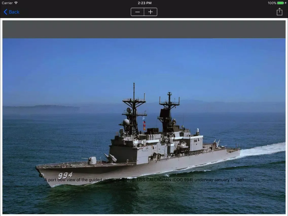 Скриншоты Destroyers of the US Navy iPad 