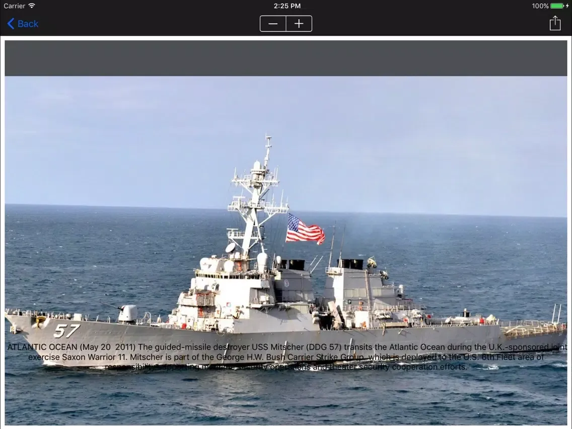Скриншоты Destroyers of the US Navy iPad 
